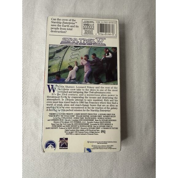 Star Trek IV: The Voyage Home (1986) Good Condition - Picture 2 of 2